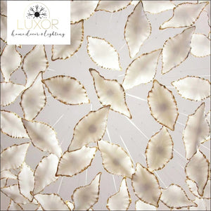 Luxury Ceramic Leaf Suspension Chandelier - chandeliers
