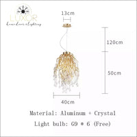 Luxury Goddess Crystal Pendant - Dia40cm - chandeliers
