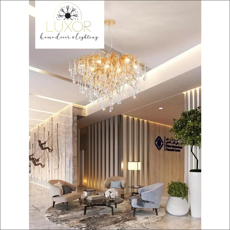 chandeliers Luxury Goddess Crystal Pendant - Luxor Home Decor & Lighting
