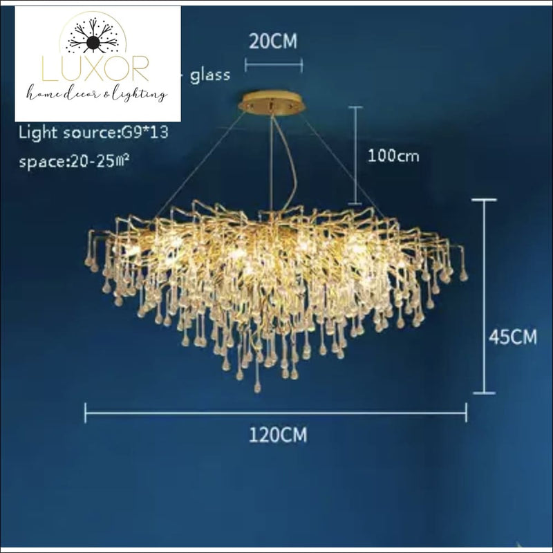 chandeliers Luxury Goddess Crystal Pendant - Luxor Home Decor & Lighting