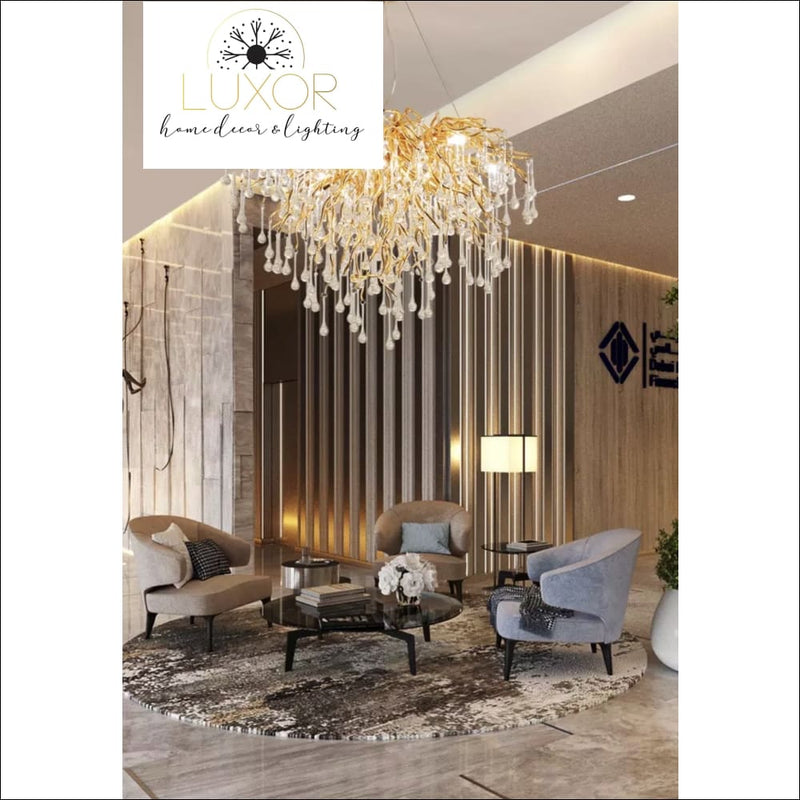 chandeliers Luxury Goddess Crystal Pendant - Luxor Home Decor & Lighting
