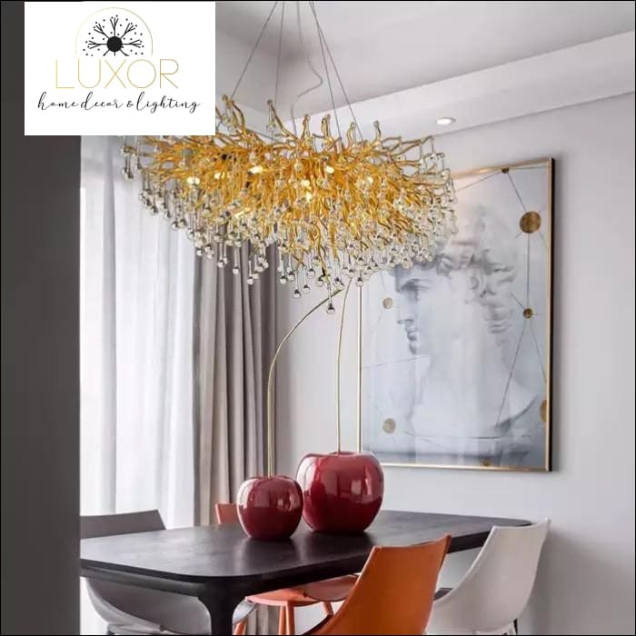 chandeliers Luxury Goddess Crystal Pendant - Luxor Home Decor & Lighting