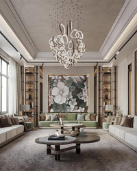 DIY Floating Bubble Glass Chandelier for Living Room/Dining Room/Hotel