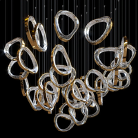 DIY Floating Bubble Glass Chandelier for Living Room/Dining Room/Hotel