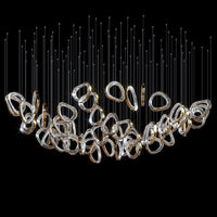 DIY Floating Bubble Glass Chandelier for Living Room/Dining Room/Hotel