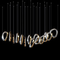 DIY Floating Bubble Glass Chandelier for Living Room/Dining Room/Hotel