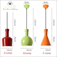 pendant lighting Macaroon Candy Color Pendant Lamp - Luxor Home Decor & Lighting