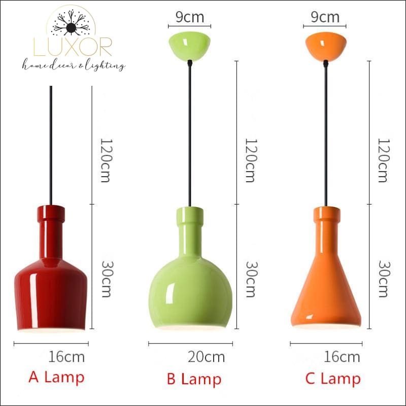 pendant lighting Macaroon Candy Color Pendant Lamp - Luxor Home Decor & Lighting
