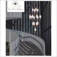 Magdely Gold Crystal Chandelier - chandeliers