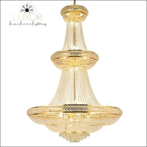 Magnolia Luxury Crystal Chandelier - Gold chandelier / Dimmable / Dia120xH180cm, warm light 3000k - chandelier