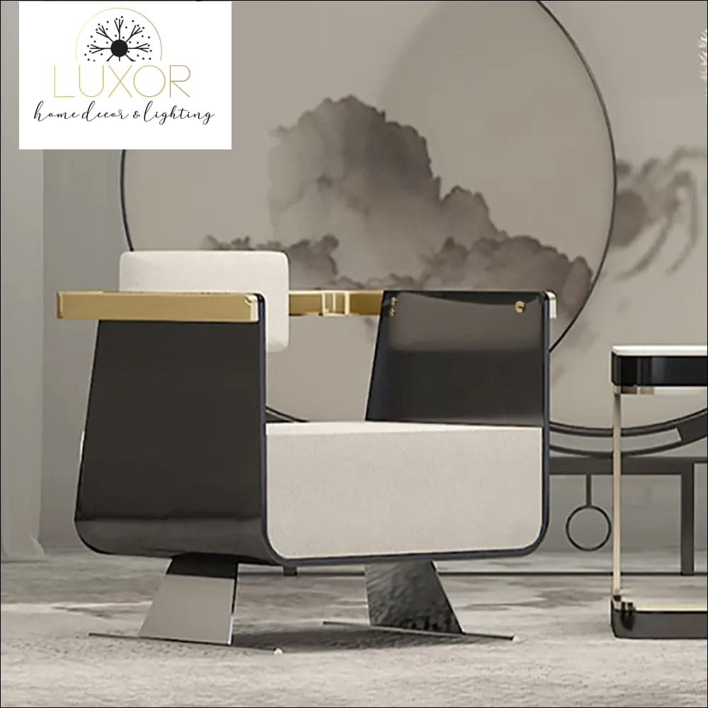 Majory Walnut Accent Chair