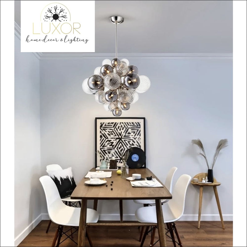 chandeliers Mándala Spunk Glass Chandelier - Luxor Home Decor & Lighting