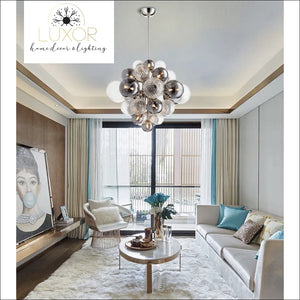 chandeliers Mándala Spunk Glass Chandelier - Luxor Home Decor & Lighting