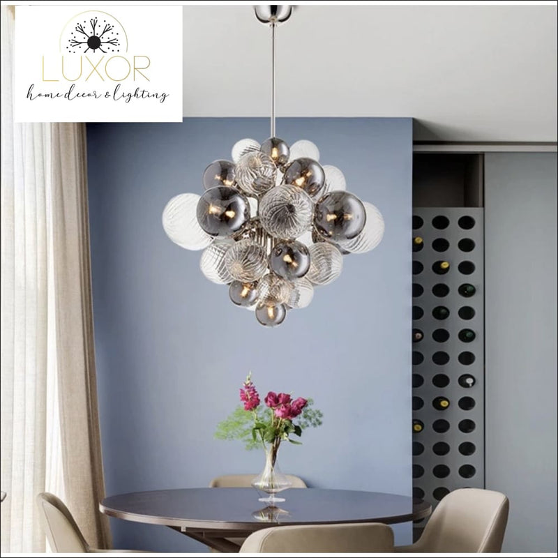 chandeliers Mándala Spunk Glass Chandelier - Luxor Home Decor & Lighting