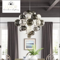 chandeliers Mándala Spunk Glass Chandelier - Luxor Home Decor & Lighting