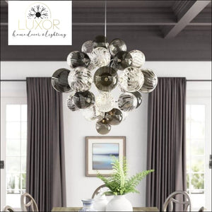 chandeliers Mándala Spunk Glass Chandelier - Luxor Home Decor & Lighting