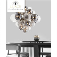 chandeliers Mándala Spunk Glass Chandelier - Luxor Home Decor & Lighting