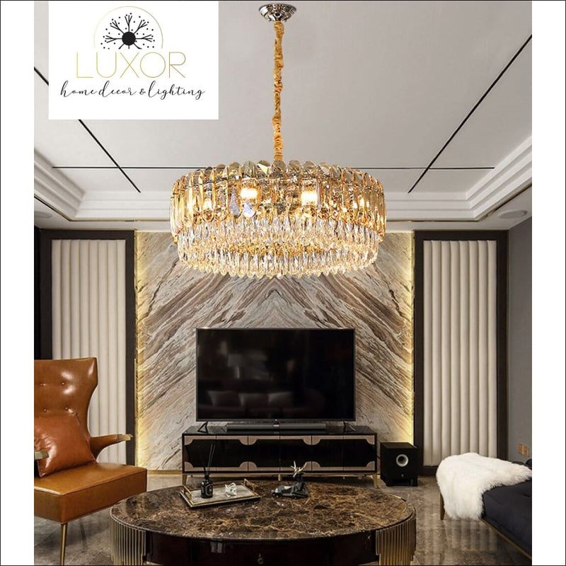 chandeliers Mandalay Crystal Chandelier - Luxor Home Decor & Lighting