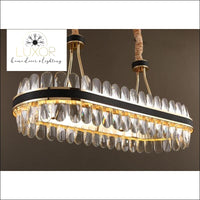 chandeliers Mangeta Rectangle Crystal Chandelier - Luxor Home Decor & Lighting