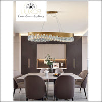 chandeliers Manise Crystal Chandelier - Luxor Home Decor & Lighting