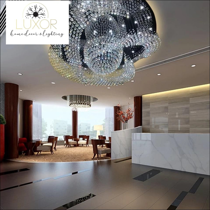 chandeliers Manoli Crystal Chandelier - Luxor Home Decor & Lighting