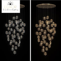 Maple Leave Crystal Chandelier - chandeliers