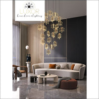 Maple Leave Crystal Chandelier - chandeliers