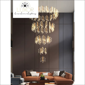 Maple Leave Crystal Chandelier - chandeliers