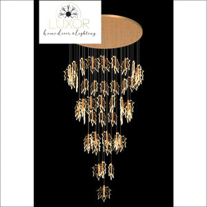 Maple Leave Crystal Chandelier - chandeliers