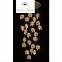 Maple Leave Crystal Chandelier - Dia50xH150cm / Dimmable - chandeliers