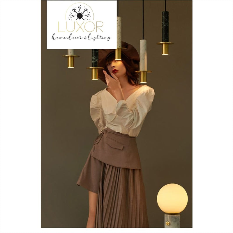 pendant lighting Marble Elite Pendant Light - Luxor Home Decor & Lighting