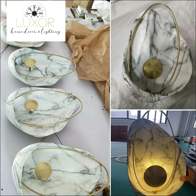 wall lighting Marble LED Wall Sconce - Luxor Home Decor & Lighting