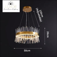 Margaux Crystal Chandelier - Dia50cm / Warm Light 3000K - chandelier