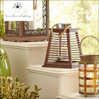 decorative objects Marine Modern Wooden Lanterns - Luxor Home Decor & Lighting
