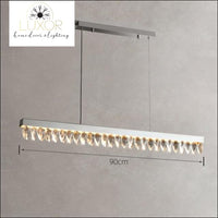 Marshal Modern Chandelier Collection - L90cm / Cool light 6000K / Gold chandelier - chandeliers