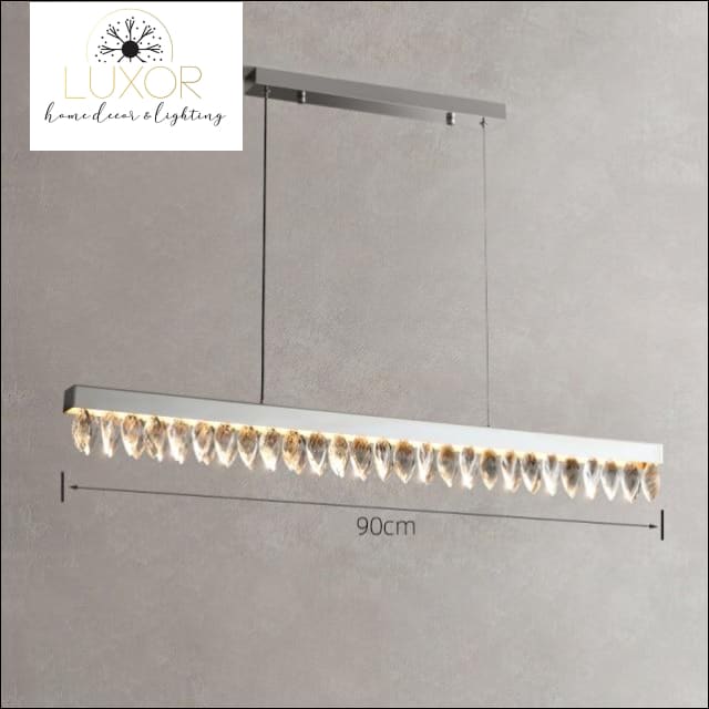 Marshal Modern Chandelier Collection - L90cm / Cool light 6000K / Gold chandelier - chandeliers