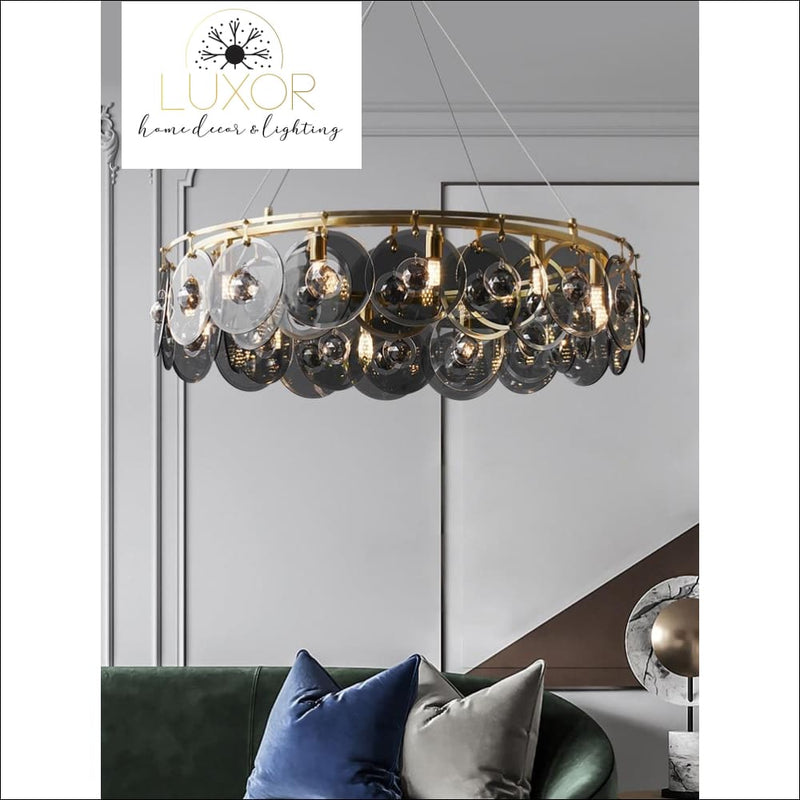 chandeliers Matise Luxury Round Chandelier - Luxor Home Decor & Lighting