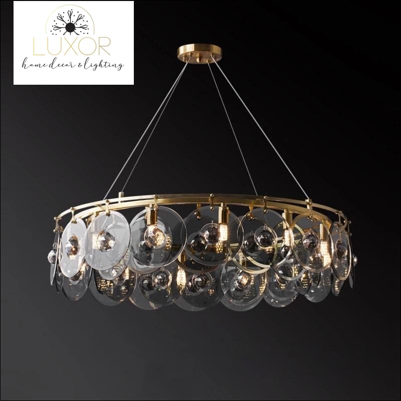 chandeliers Matise Luxury Round Chandelier - Luxor Home Decor & Lighting