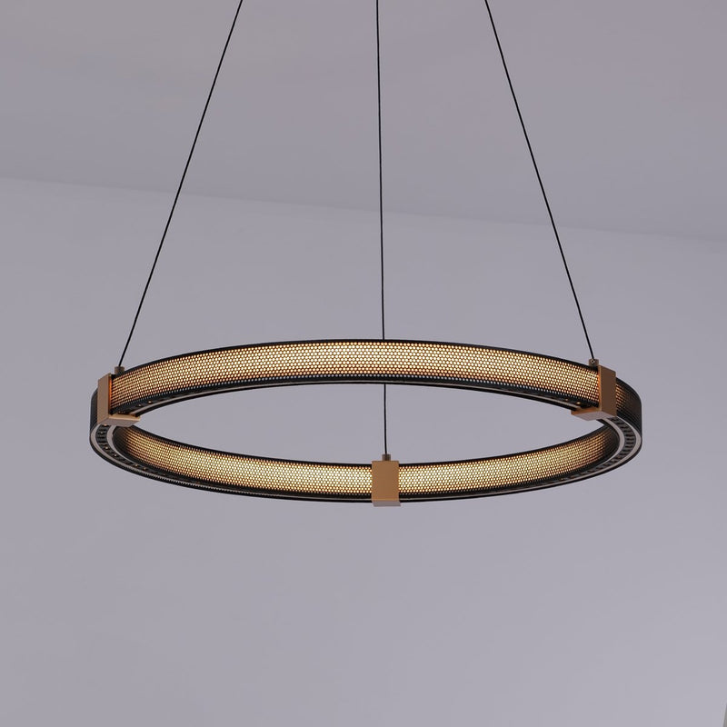Matrix Ring Chandelier