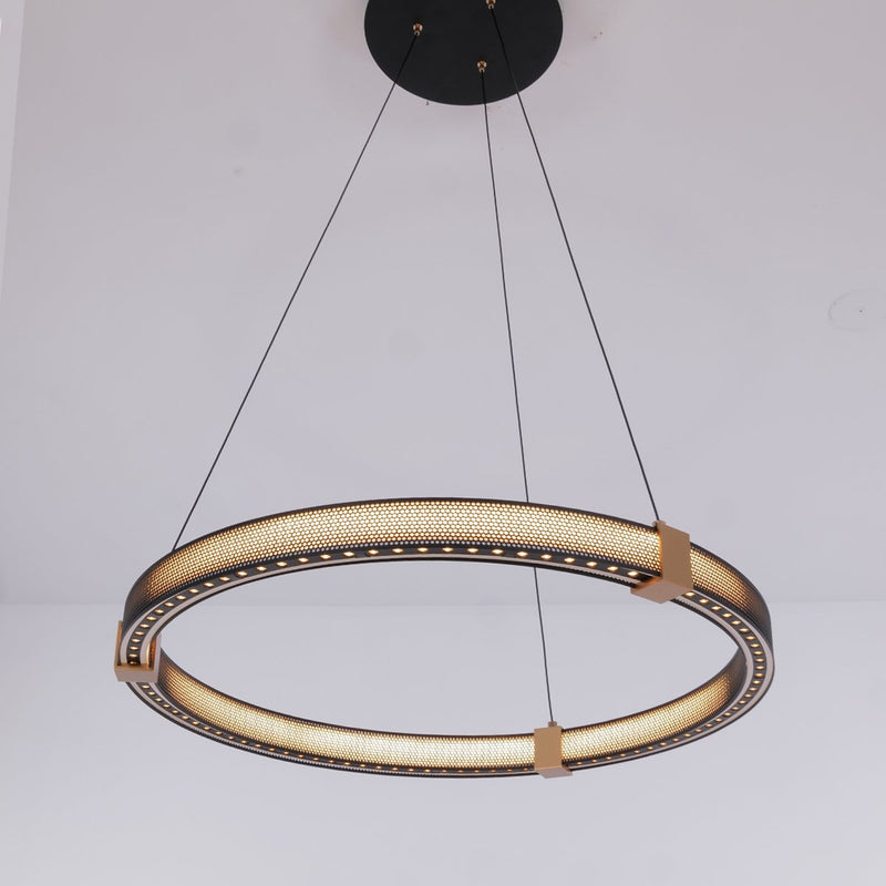 Matrix Ring Chandelier