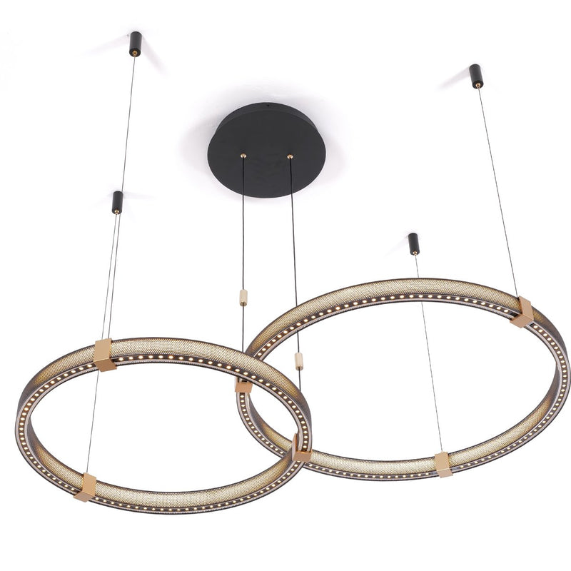 Matrix Ring Chandelier
