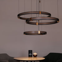 Matrix Ring Chandelier