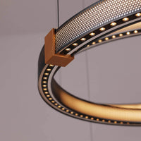 Matrix Ring Chandelier