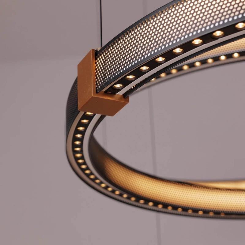 Matrix Ring Chandelier