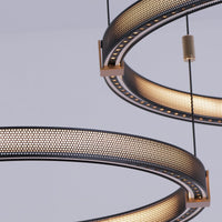 Matrix Ring Chandelier