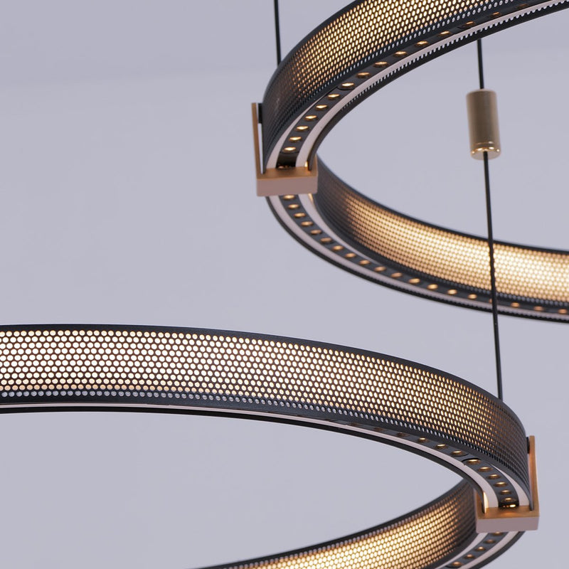 Matrix Ring Chandelier