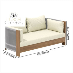 Medellin Modern 3 Piece Patio Set - Outdoor Seating