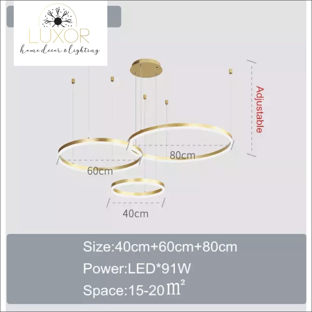 pendant lighting Melania Modern Circular Pendant - Luxor Home Decor & Lighting