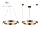 pendant lighting Melania Modern Circular Pendant - Luxor Home Decor & Lighting