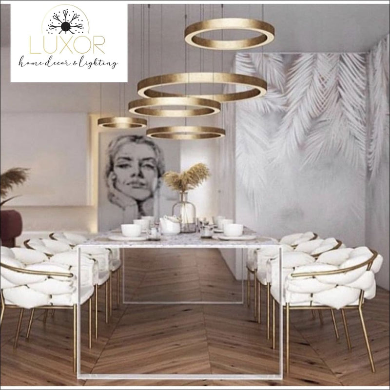 pendant lighting Melania Modern Circular Pendant - Luxor Home Decor & Lighting